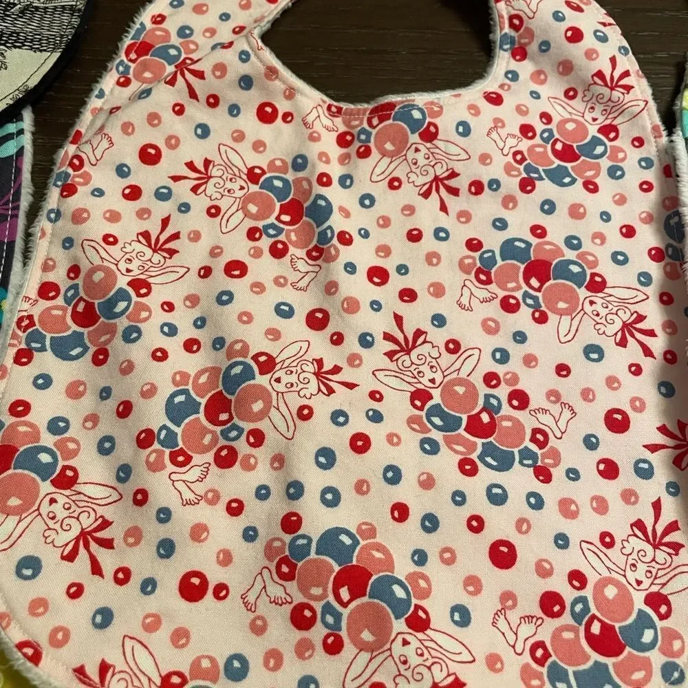 17 Custom Handmade Infant Bibs Gorgeous Patterns and Prints!!